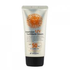 3W Clinic Intensive UV Sunblock Cream SPF50 PA+++ 70 ml.