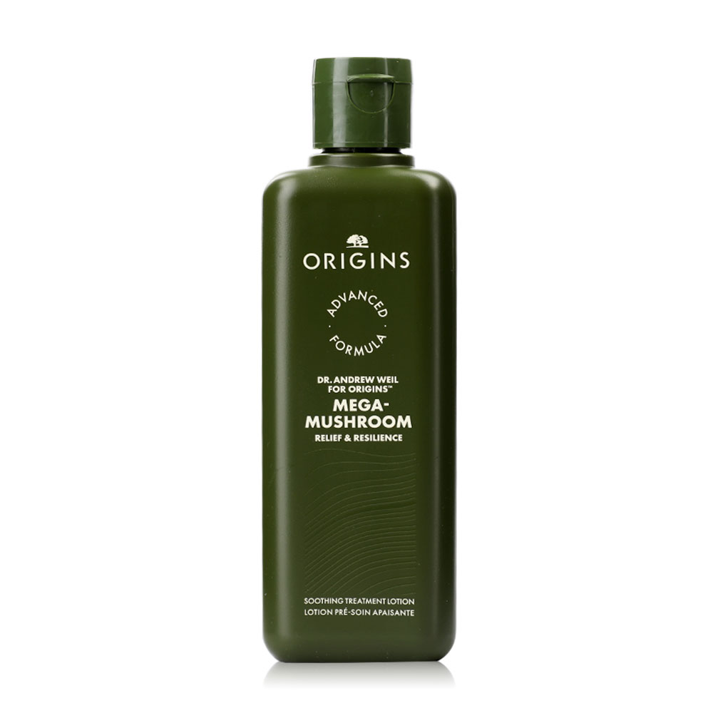 Origins Dr.Andrew Weil For Origins Mega-Mushroom Relief & Resilience Soothing Treatment Lotion 200 ml. ตัวใหม่ ฉลากไทย