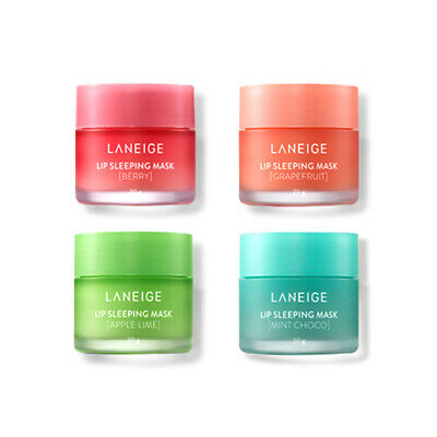 Laneige Lip Sleeping Mask Mini Kit 8 g. x 4 (Berry, Apple, Mint Choco, Grapefruit)