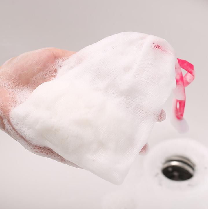 💦ถุงตาข่ายตีฟองเกรด AAA หนา 2 ชั้น 8*11 cm✔️พร้อมส่ง ถุงสบู่ ถุงตาข่ายตีฟอง ถุงใส่สบู่