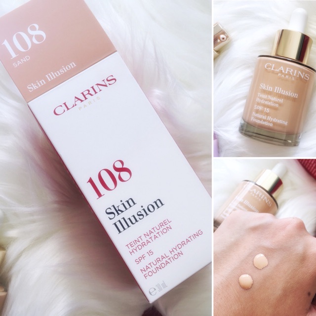 Clarins Skin Illusion SPF15 30 ml. #108 Sand