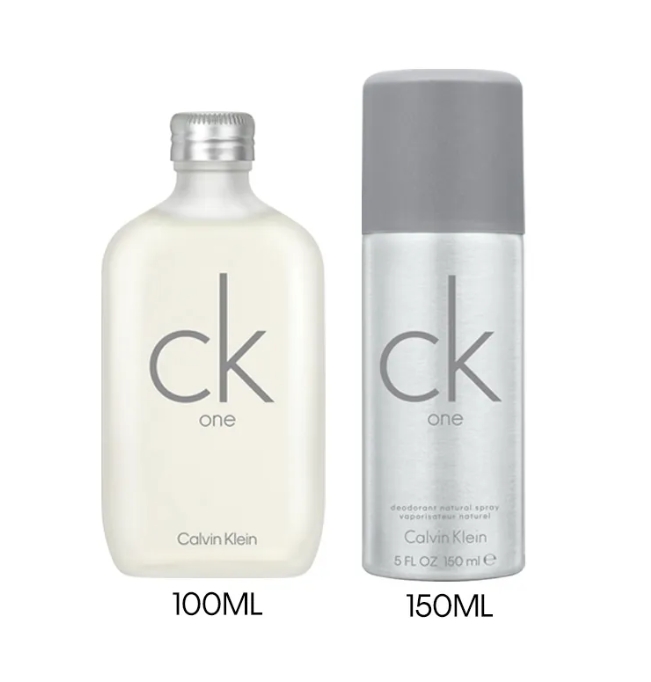 Calvin Klein Ck One Gift Set 100 ml. EDT + 150 ml.