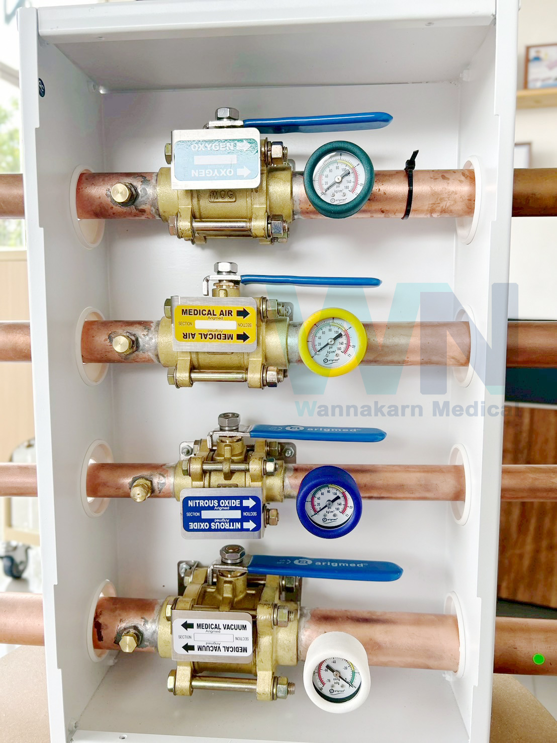 Arigmed Medical 4 Gas Zone Valve Box