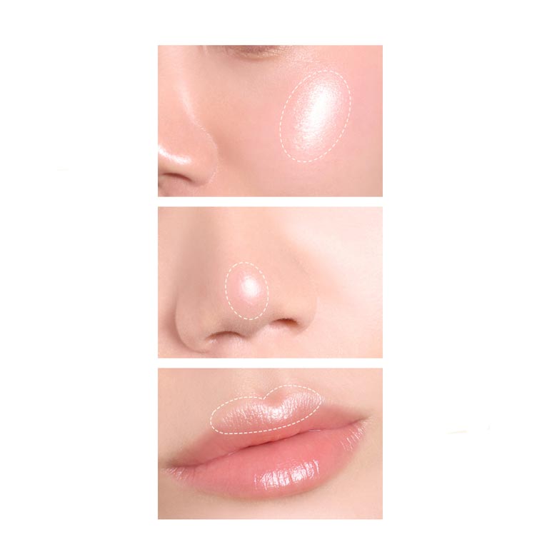 Amuse Face Diamond Highlighter 4.7 g. #Pink Diamond