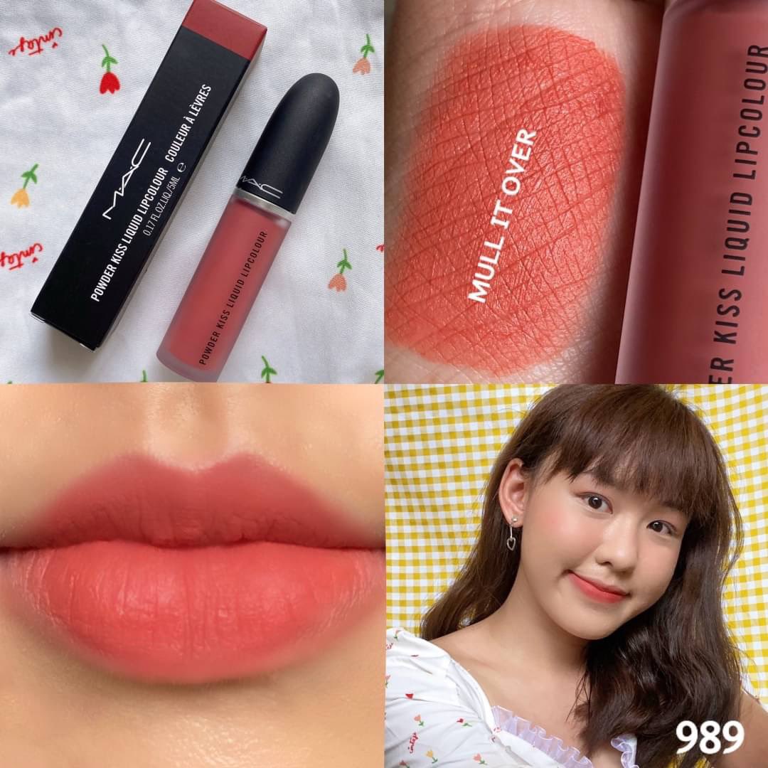 M.A.C Powder Kiss Liquid Lipcolour 5 ml. #Mull It Over