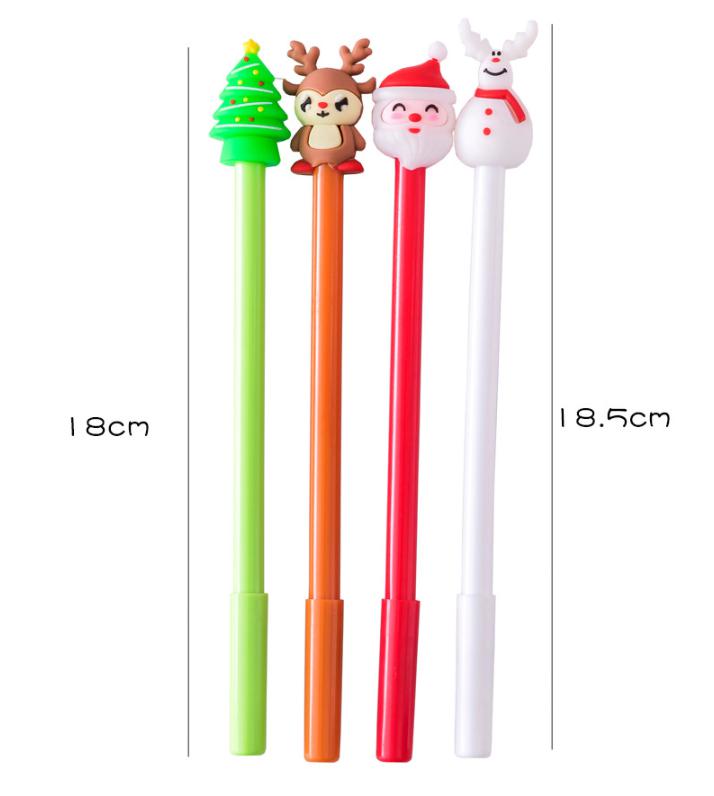 🎅❄ปากกา New Christmas V.3 ไส้สีดำ 0.5 ชิ้นละ 4 บาท ✔️พร้อมส่ง Ohwowshop ปากกาเจล เครื่องเขีย