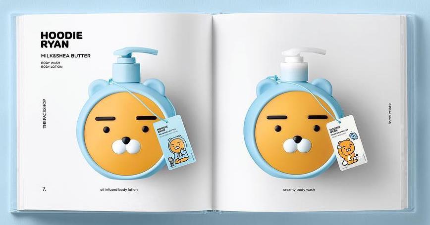 The Faceshop Hoodie Ryan Milk & Shea Butter Body Wash