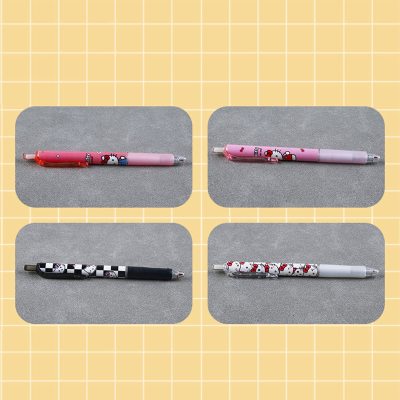 💛💜ปากกาเจลดำ ซานริโอ้การ์ตูน🌈ยกล่อง 6 แท่ง⚫ไส้ดำ 0.5📌เลือกลาย✔️พร้อมส่งในไทย การ์ตูนดัง เครื่องเขียน