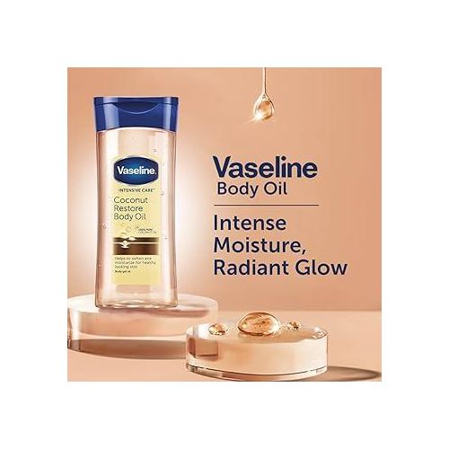 Vaseline Intensive Care Coconut Restore Body Oil 200 ml.