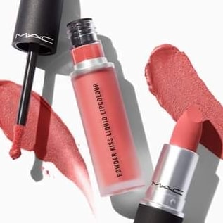 M.A.C Powder Kiss Lip Kit : Mull It Over (เซ็ต 2 แท่ง)