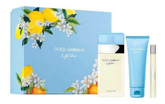 Dolce & Gabbana Light Blue Eau de Toilette, Perfume Gift Set for Women 3 Items