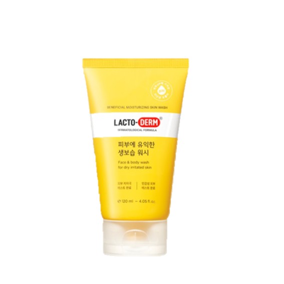 LACTO-DERM Face Body Wash 120 ml.
