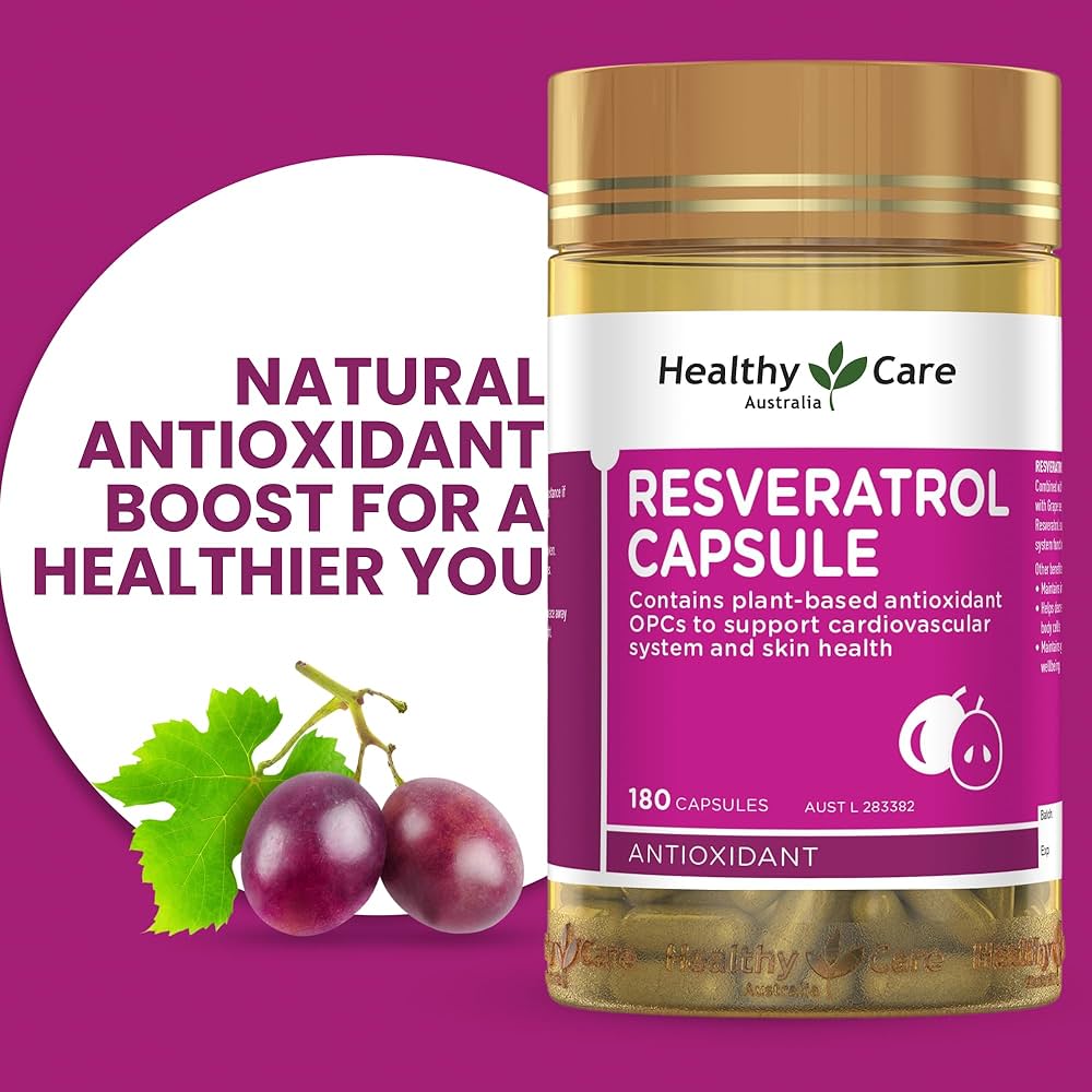 Healthy Care Resveratrol Capsule 180 แคปซูล