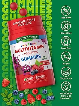 Nature’s Truth KIDS Multivitamin With Probiotics 60 Gummies