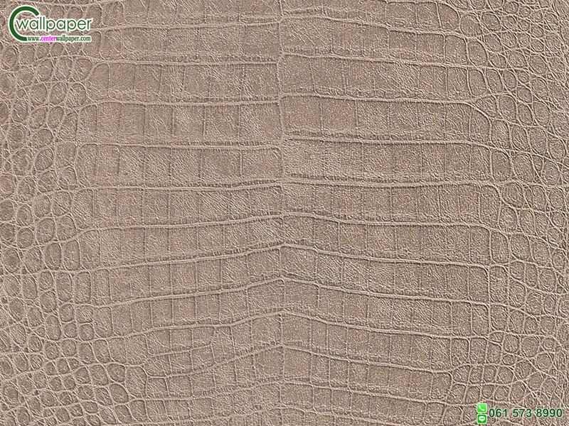 วอลเปเปอร์ติดผนังลายหนังจระเข้สีน้ำตาล.