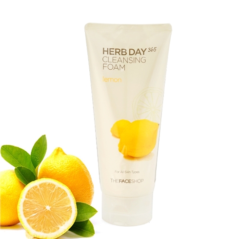 The Faceshop Herb Day 365 Cleansing Foam Lemon 170 ml.