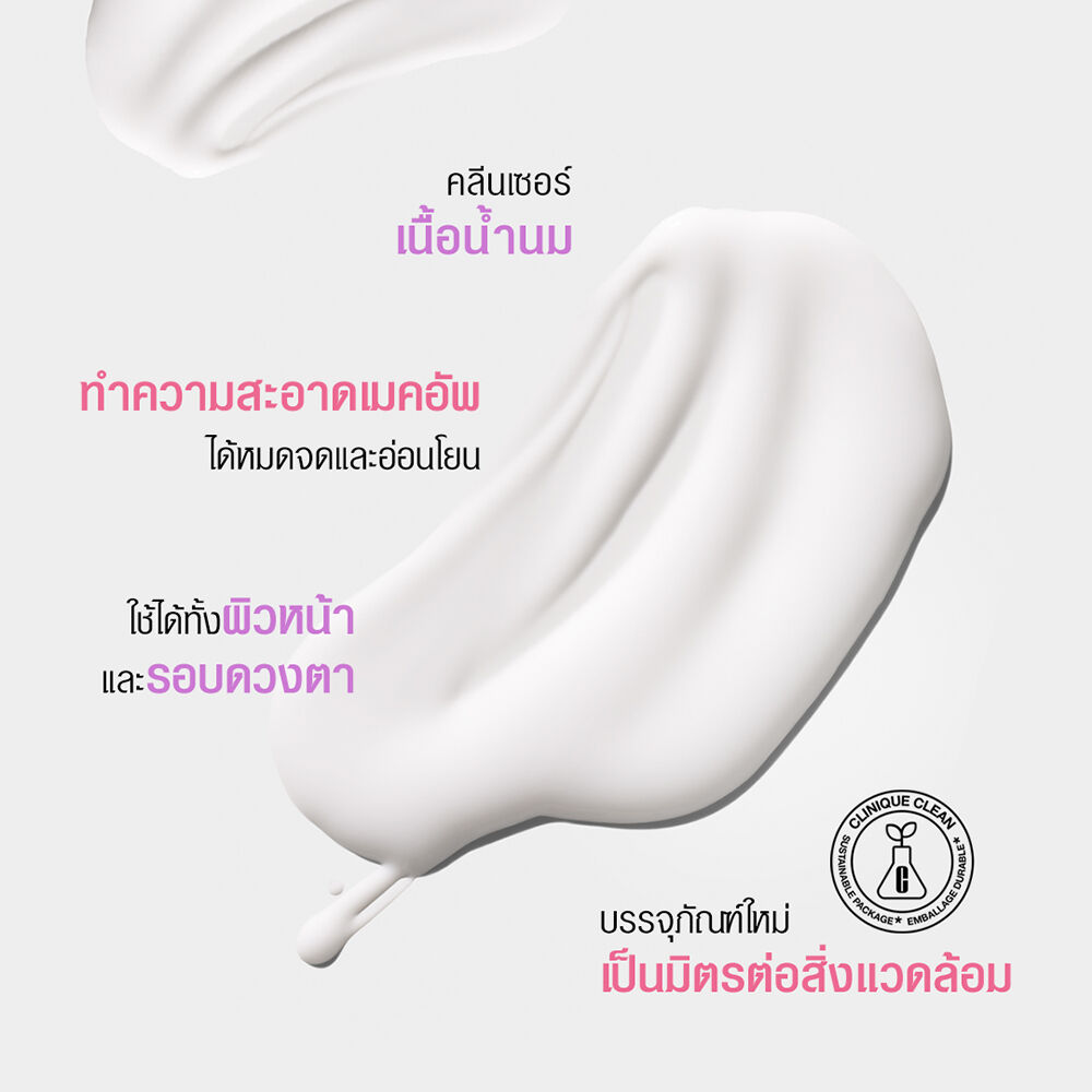 Clinique All About Clean All-In-One Cleansing Micellar Milk+Makeup Remover 200 ml. #Very Dry to Dry Combination Skin (ฉลากไทย)