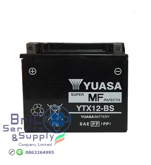 YUASA YTX12-BS 12Volt. 10Amp.
