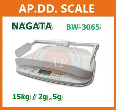 ตาชั่งน้ำหนักคน15kg เครื่องชั่งบุคคลดิจิตอล15กิโลกรัม เครื่องชั่งน้ำหนักเด็กอ่อนดิจิตอล15kg ละเอียด5g NAGATA รุ่น BW-0365