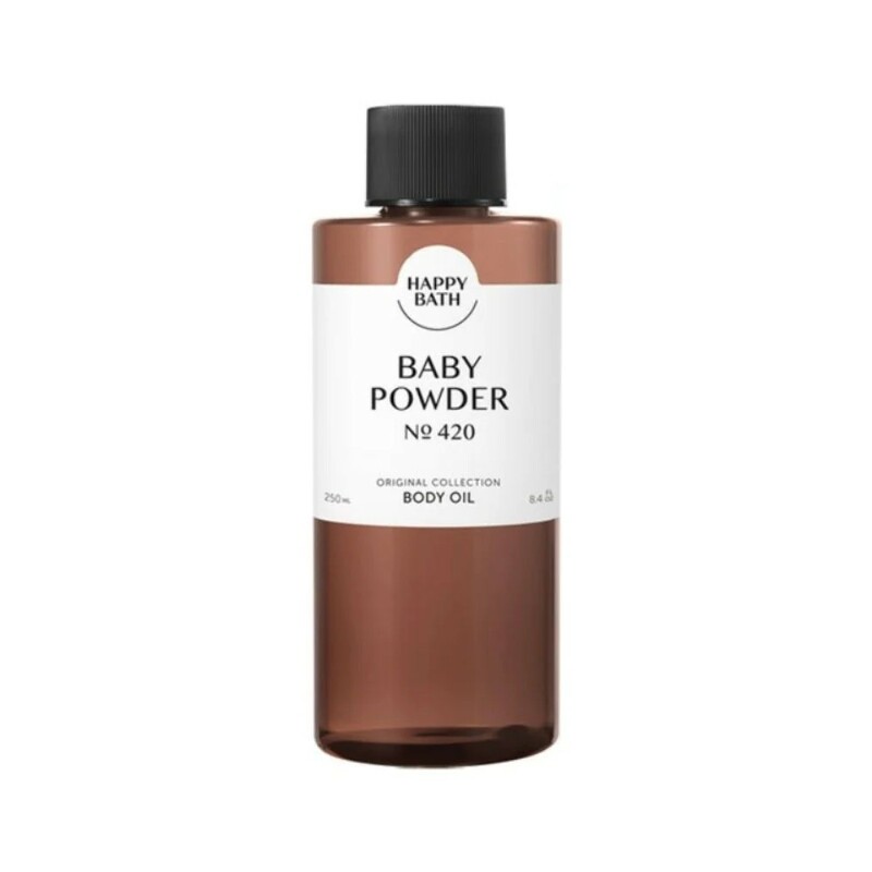 Happy Bath Original Collection Body Oil No.420 250 ml. #Baby Powder