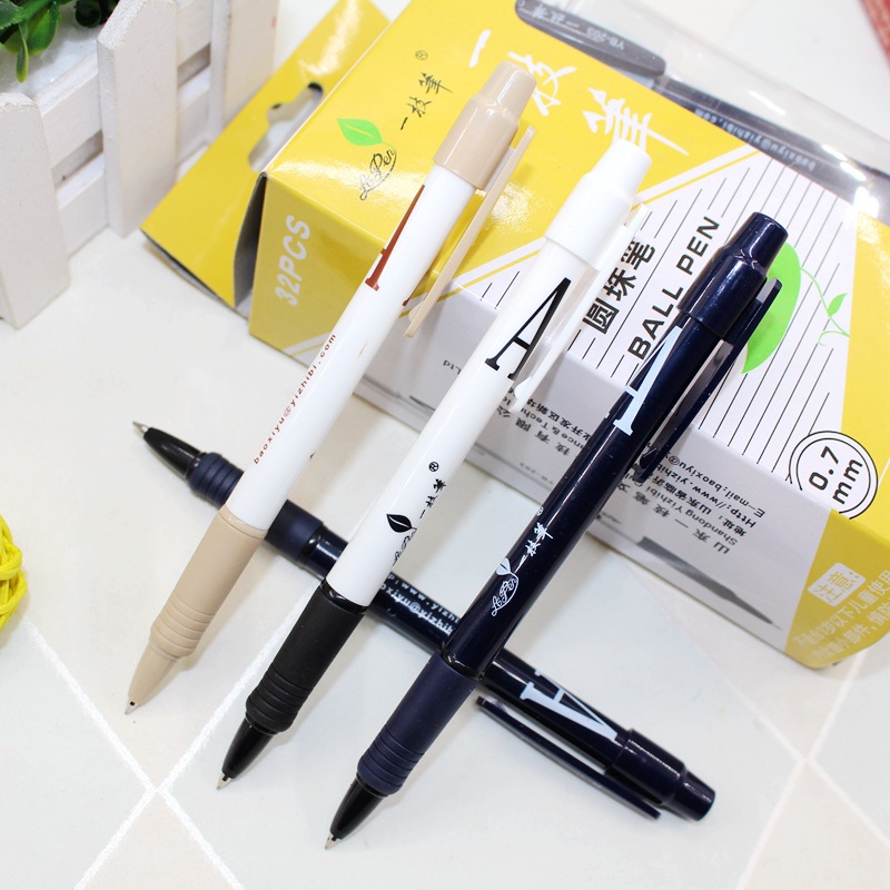 🌈Ball Pen🌈ปากกากดลูกลื่น⚫🔵🔴0.5-0.7mm📌คละลายตามแบบ ✅พร้อมส่ง Ohwowshop ปากกา เครื่องเขียน สี