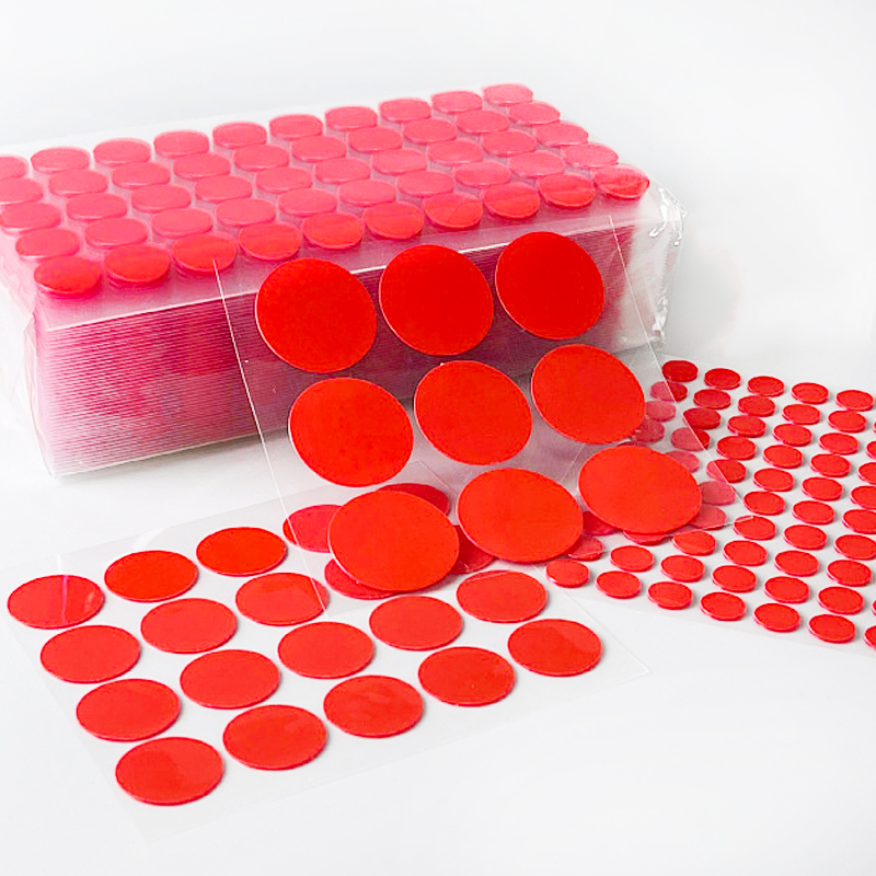 🔴เทปกาวสองด้าน🔴กาวสองหน้า วงกลมแดงแบบใส📌รายละเอียดตัวเลือก✅พร้อมส่งในไทย กาว เครื่องมือช่าง งานศิลปะ