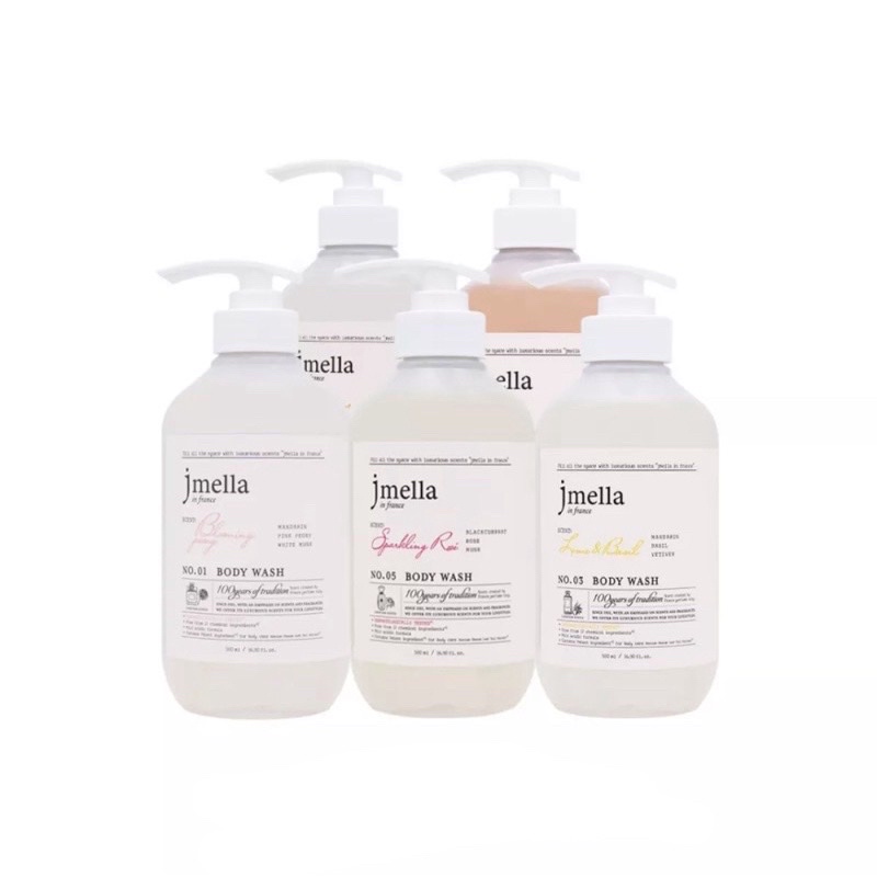 Jmella in France Body Wash 500 ml. #No. 1 Blooming Peony
