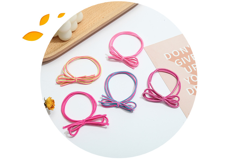 🌈ยางยืดรัดผมสายทูโทนหลากสี ชิ้นละ 2 บาท ✔️พร้อมส่ง Ohwowshop หนังยางรัดผมเกาหลี ยางรัดผมไสต์เกาหลี