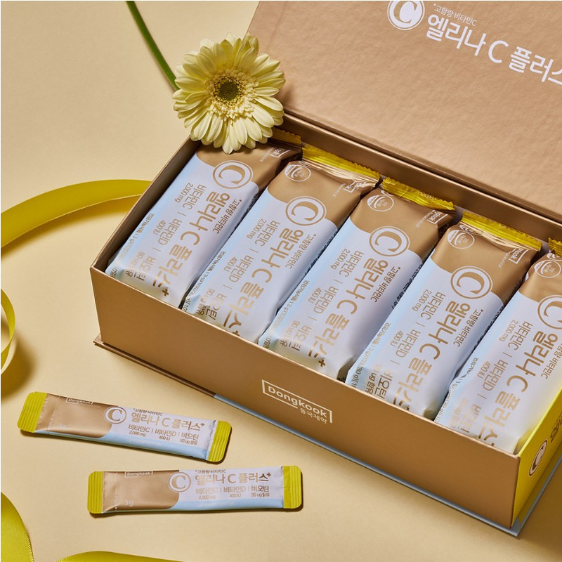 DongKook Pharmaceutical Elina C Plus 3 g. x 100 pcs. #แบบกล่อง