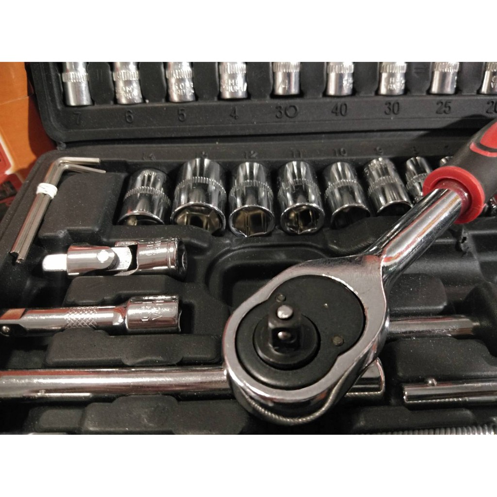 ชุดบล็อคเครื่องมือช่าง 46ชิ้น ราคาเพียงชุดละ 145 บาท ✔️พร้อมส่ง Ohwowshop