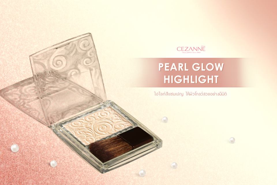 Cezanne Pearl Glow Highlight 2.4 g. #01 Champagne Beige