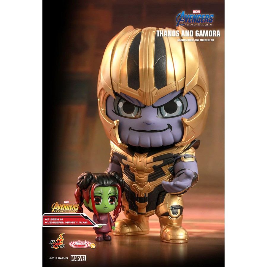 Hot Toys Cosbaby Thanos and Gamora