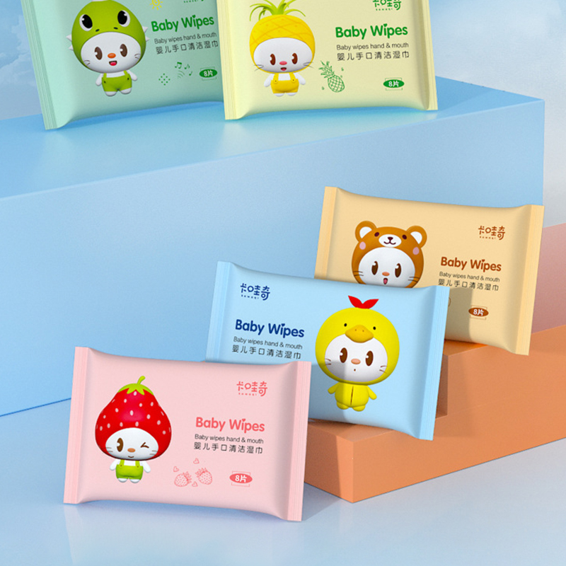 💦ทิชชู่เปียก💦ทําความสะอาด 1 ซอง 8 แผ่น ขนาด 15x14ซม📌คละลาย ราคา 3 บาท✔️พร้อมส่ง Ohwowshop ทิชชู่ ผ้าเปียก ทำความสะอาด