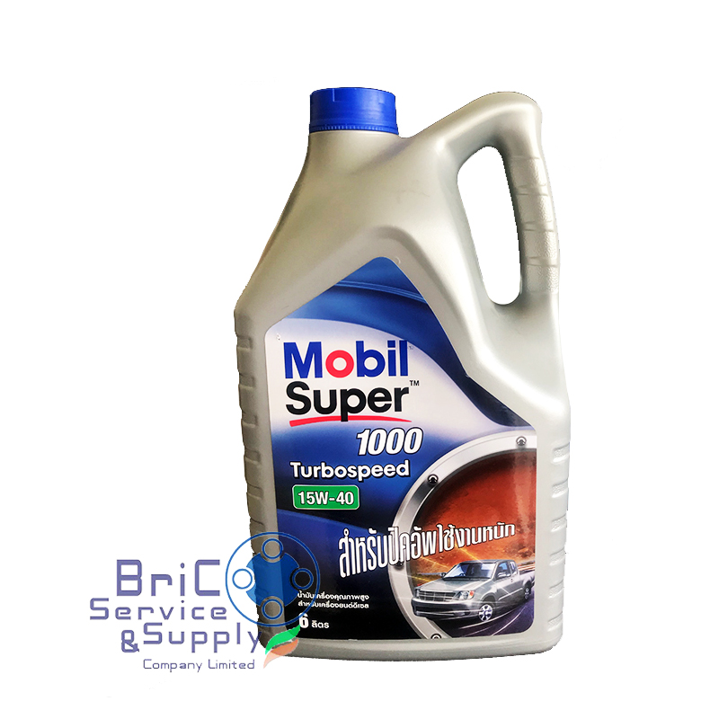 MOBIL SUPER 1000 TBS 15W-40 ขนาด 6 ลิตร