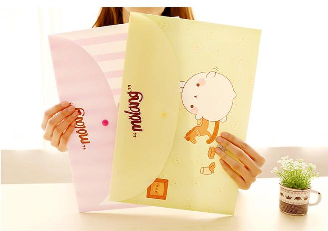 ซองเอกสารลายการ์ตูนสี คละลาย ราคา 7 บาท/ชิ้น ขนาด 33x24 ซ.ม สุ่มลาย