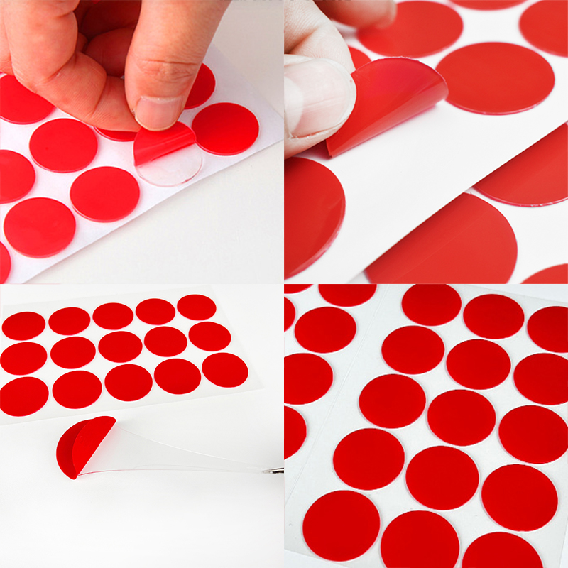 🔴เทปกาวสองด้าน🔴กาวสองหน้า วงกลมแดงแบบใส📌รายละเอียดตัวเลือก✅พร้อมส่งในไทย กาว เครื่องมือช่าง งานศิลปะ