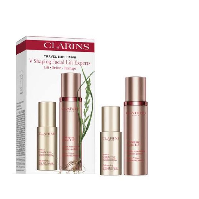 Clarins V Shaping Facial Lift Experts Travel Exclusive Set 2 Pcs.
