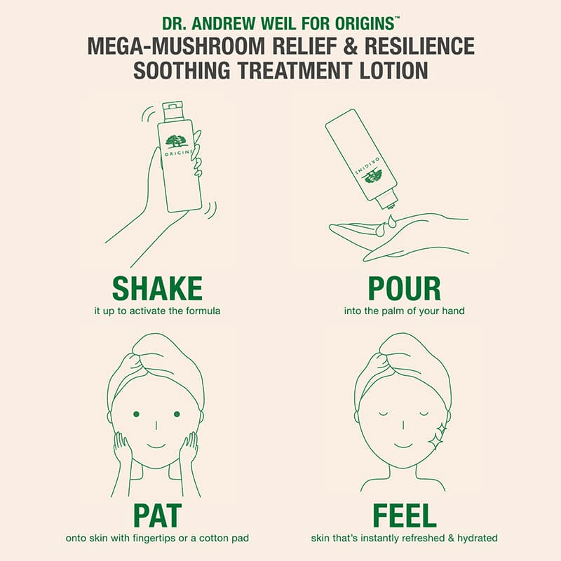 Origins Mega-Mushroom Relief & Resilience Soothing Treatment Lotion 200 ml.