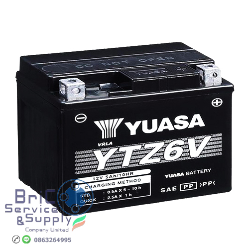 YUASA YTZ6V 12Volt. 6Amp.
