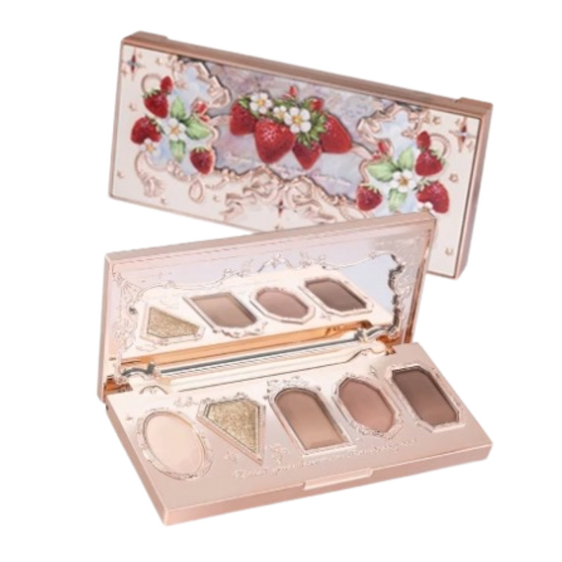 Flower Knows Strawberry Rococo Series Eyeshadow Pallete 6.3 g. #01 Ice-Cream Latte