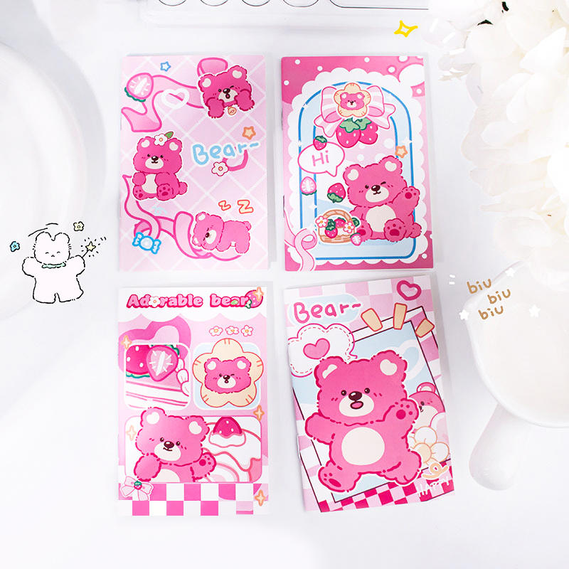 📚สมุดรวมลายการ์ตูน happy lovers ลายเส้น ชิ้นละ 2 บาท ✔️พร้อมส่ง (🎲สุ่มลาย) Ohwowshop สมุด เครื่องเขียน