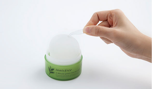 Innisfree 3 - Minute Green Tea Skin Pack 100 แผ่น 70 ml.