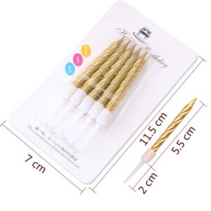 🔥สินค้าขายดี🔥 🎂เทียน Happy birthday แบบเกลียว แพ็ค 10 ชิ้น ราคาแพ็คละ 3-5 บาท📌สินค้าเลือกสี✔️พร้อมส่ง Ohwowshop เทียนวันเกิด เทียนสี