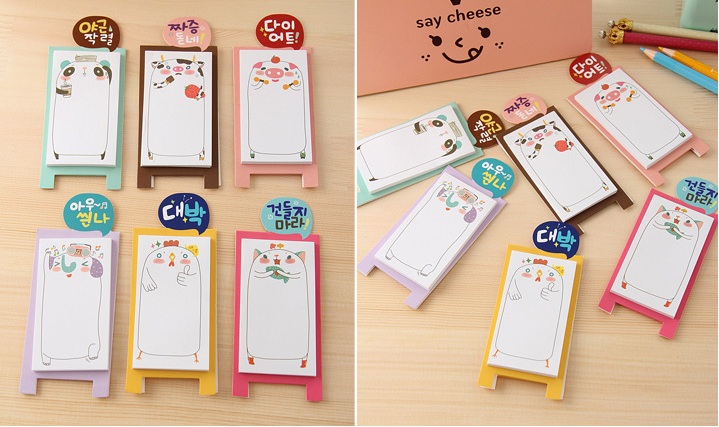 กระดาษโน๊ตแนวยาวเกาหลี 10.5x5.5 ( 1ชิ้นมี 20 แผ่นโดยประมาณ ) ชิ้นละ 4 บาท ✔️พร้อมส่ง (🎲สุ่มลาย) Ohwowshop