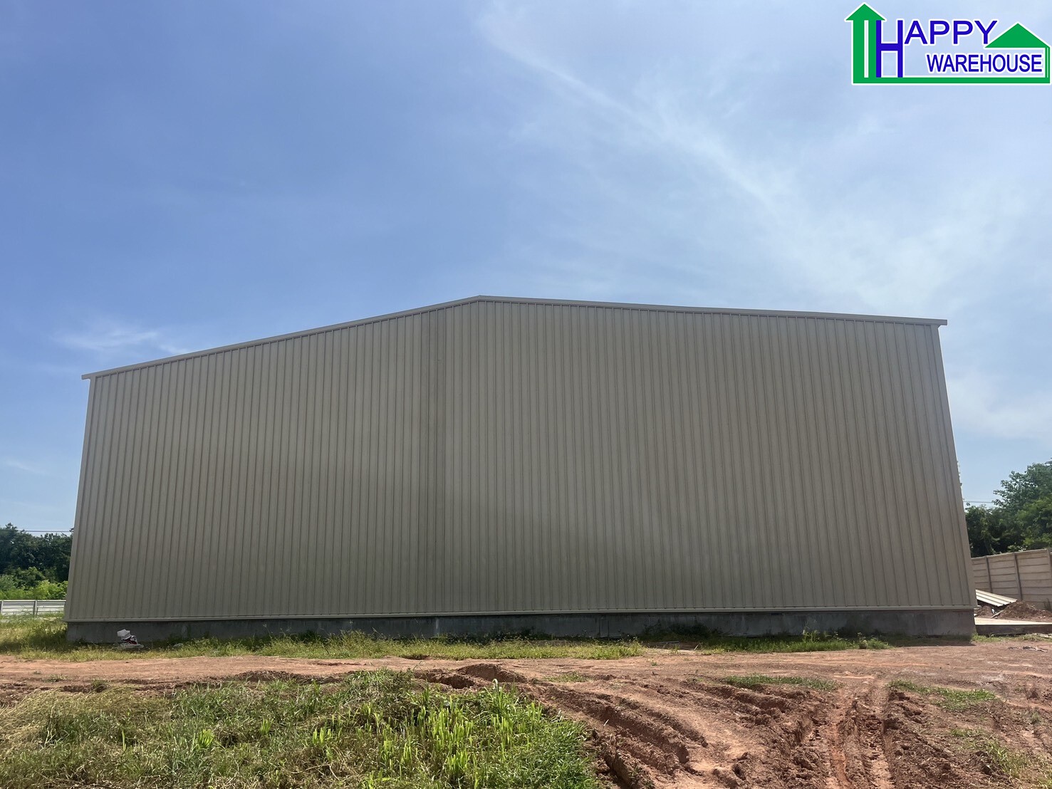 รับสร้างโกดังสำเร็จรูป HW-H 22x48x6.6เมตร ราคา : ฿5,253,700.00 / หลัง