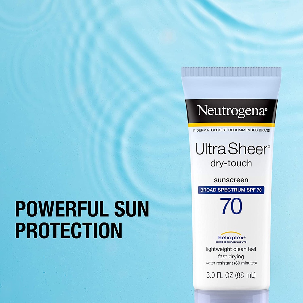 Neutrogena Ultra Sheer Dry-Touch Sunscreen SPF70 88 ml.