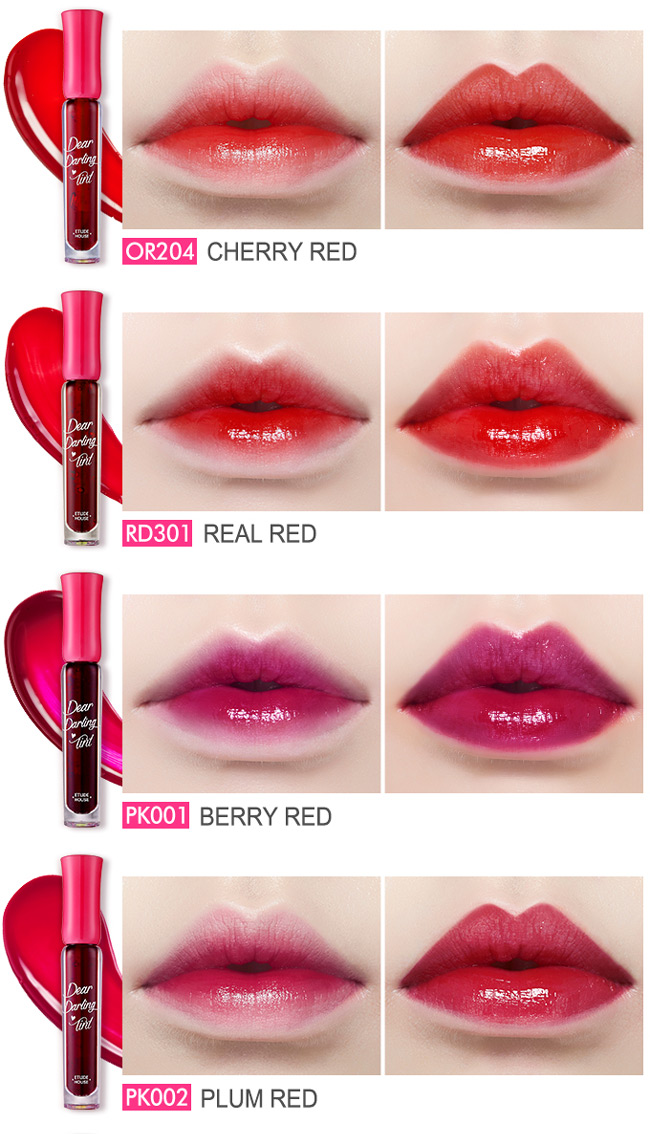 Etude House Dearling Water Gel Tint # PK001 Berry Red