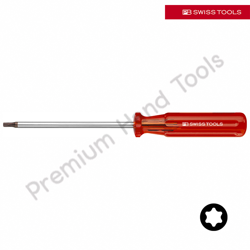PB Swiss Tools PB 400 ไขควงหัวดาว 6 แฉก หรือ ไขควงหัว Torx ด้าม Classic เบอร์ 3 ถึง 30
