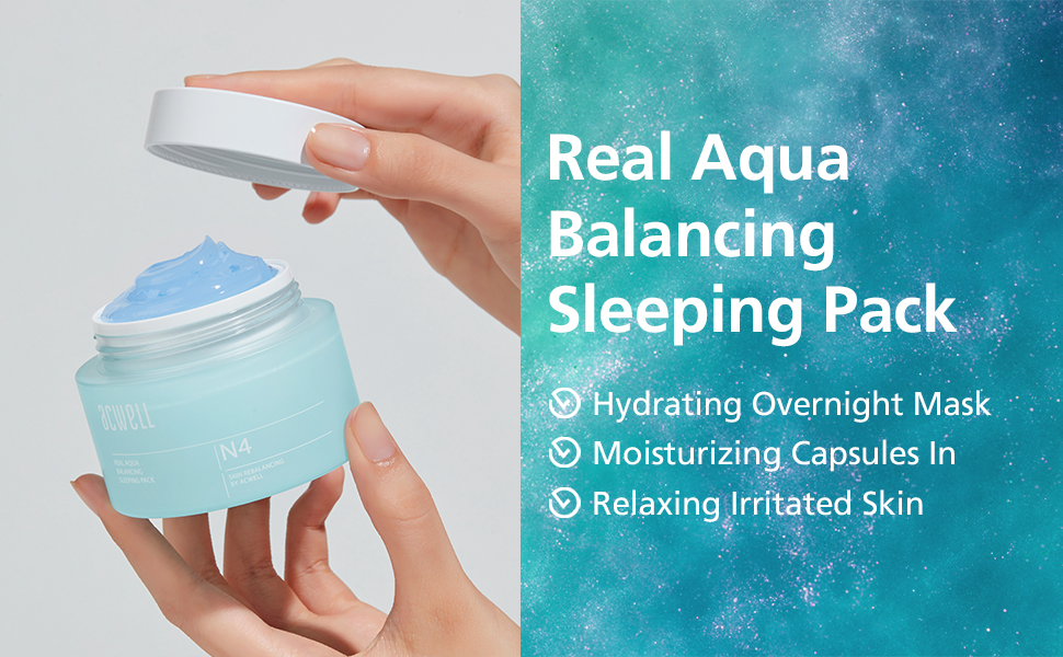 Acwell Real Aqua Balancing Sleeping Pack 50 ml.