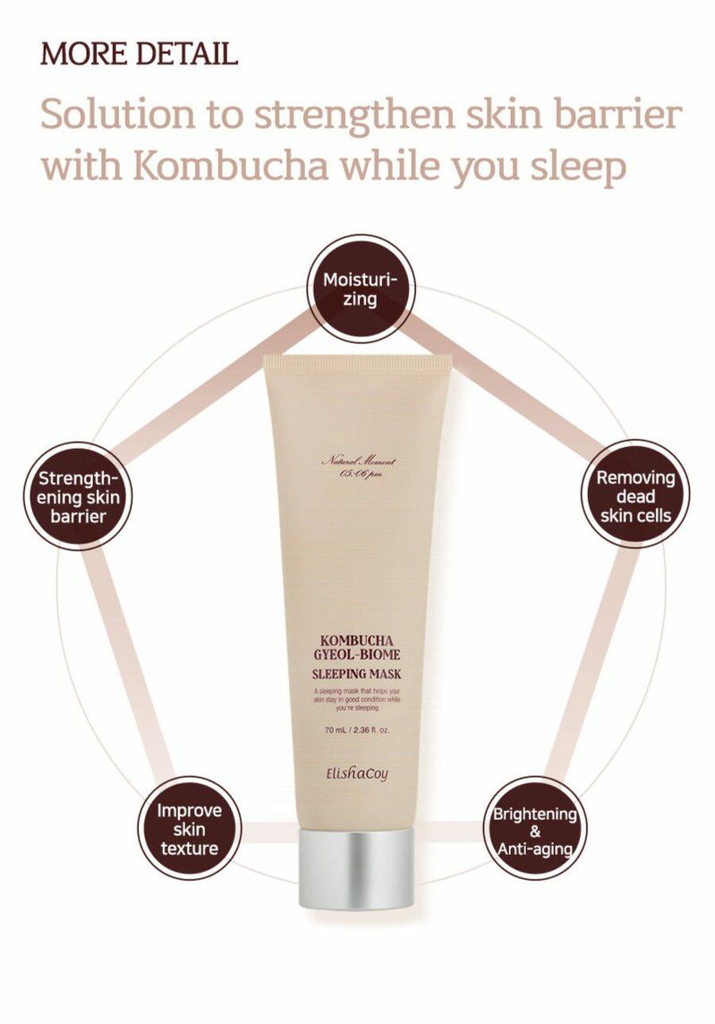Elishacoy Kombucha Gyeol-Biome Sleeping Mask 70 ml.